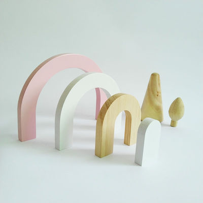 25.5CM بلوک پازل بازی سه بعدی برای مجموعه بلوک های چوبی کودک نوپا
