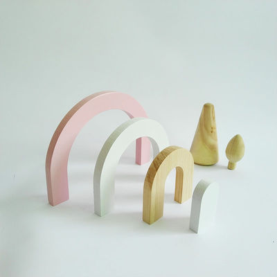 25.5CM بلوک پازل بازی سه بعدی برای مجموعه بلوک های چوبی کودک نوپا