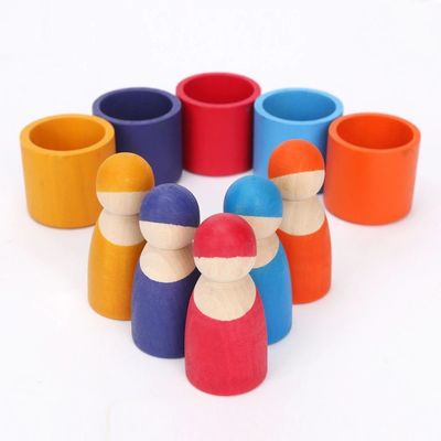 ست انحصاری 12 قطعه Peg Rainbow Arch Stacker اسباب بازی غیر سمی نوردیک