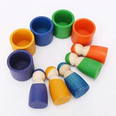 ست انحصاری 12 قطعه Peg Rainbow Arch Stacker اسباب بازی غیر سمی نوردیک