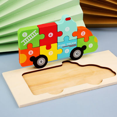مکعب بلوک چوبی Montessori Spelling Cube 0.9cm آموزشی