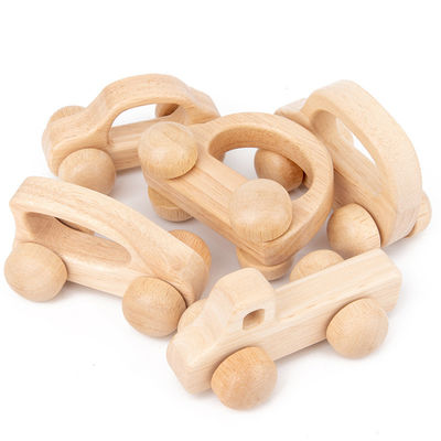 Beech Unisex ISO9001 Woody Car اسباب بازی پلیس مونته سوری