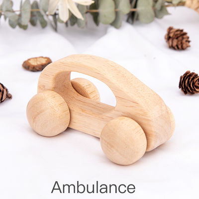 Beech Unisex ISO9001 Woody Car اسباب بازی پلیس مونته سوری