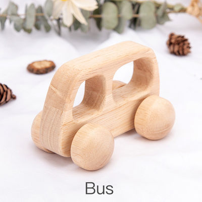 Beech Unisex ISO9001 Woody Car اسباب بازی پلیس مونته سوری
