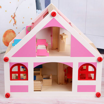 مبلمان عروسکی چوبی Casa Vintage 37.5 سانتی متر باربی DIY مینیاتور