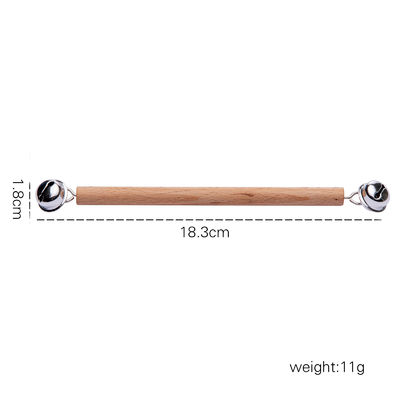 Graphic Rattles 7Pc Teether Wooden for Baby Wooden Ring Ring