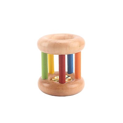 Handbell 15CM Wooden Musical Toys اسباب بازی BeBe Tambor