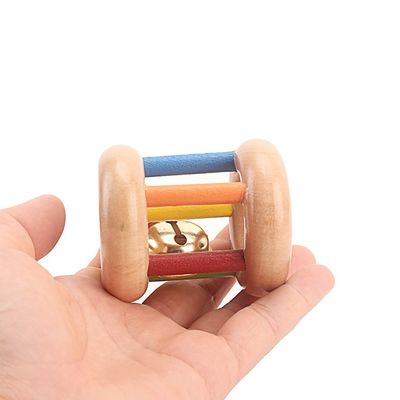 Handbell 15CM Wooden Musical Toys اسباب بازی BeBe Tambor