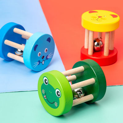 اسباب بازی های موسیقی چوبی Montessori Rattle 1.9in