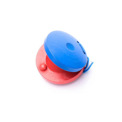 مجموعه موسیقی چوبی Round Castanets ابزارهای کمک آموزشی برای کودکان و نوجوانان