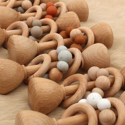 Teepher Wood Rabbit 5.12in Teether Wood Teether