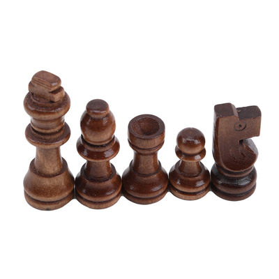 مجموعه بازی های سرگرمی کودکان 70mm Vintage Wood Chess Board Checker