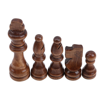 مجموعه بازی های سرگرمی کودکان 70mm Vintage Wood Chess Board Checker