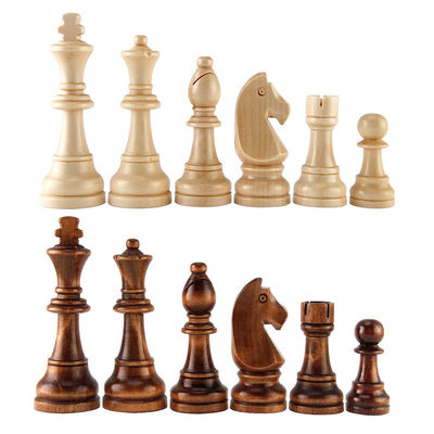 مجموعه بازی های سرگرمی کودکان 70mm Vintage Wood Chess Board Checker