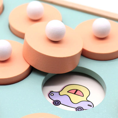 Montessori 3D Unisex Memory Match Puzzle بازی اسباب بازی شطرنج