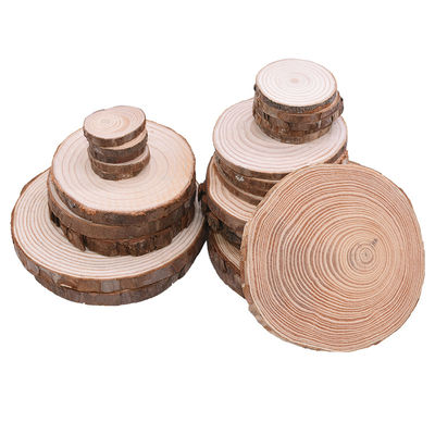Bark Log 12cm صنایع دستی ناتمام چوب برش های چوب طبیعی