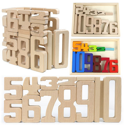 Jenga Games بلوک های ساختمانی چوبی شماره اسباب بازی مونته سوری