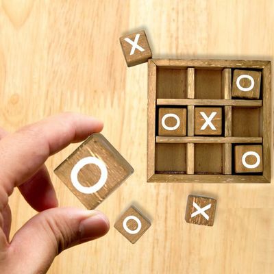 تعامل تعاملی والدین و کودک Wooden Game XO