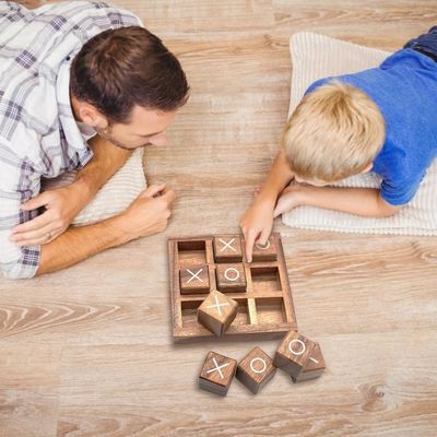تعامل تعاملی والدین و کودک Wooden Game XO