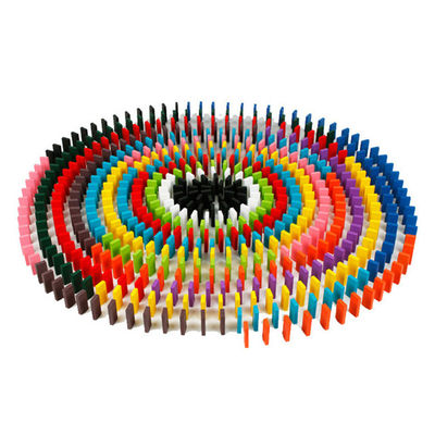 100 200 300 500PCS بلوک های ساختمانی Dominos Wooden