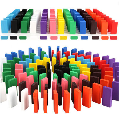 100 200 300 500PCS بلوک های ساختمانی Dominos Wooden