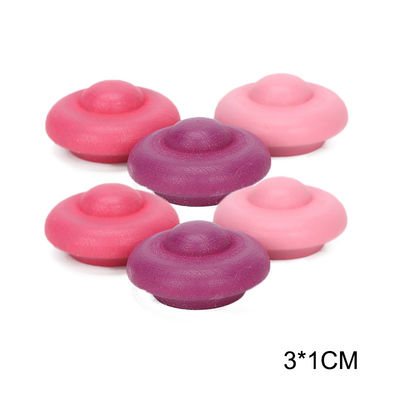 6 عدد اسباب بازی چوبی آموزشی Rainbow Stacker Montessori