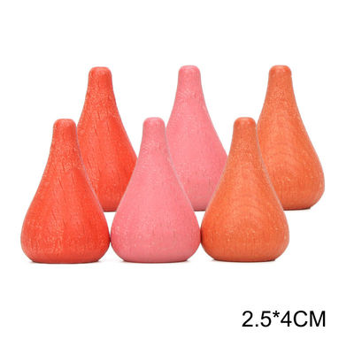6 عدد اسباب بازی چوبی آموزشی Rainbow Stacker Montessori