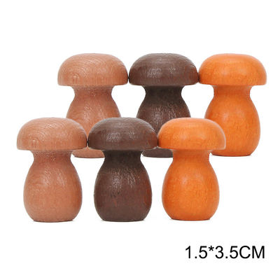 6 عدد اسباب بازی چوبی آموزشی Rainbow Stacker Montessori