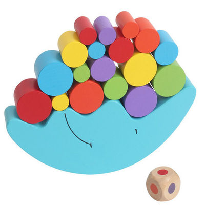 بازی Wooden Montessori Moon Balance برای یادگیری اولیه