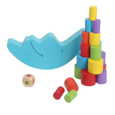 بازی Wooden Montessori Moon Balance برای یادگیری اولیه
