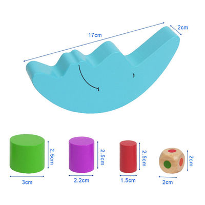 بازی Wooden Montessori Moon Balance برای یادگیری اولیه
