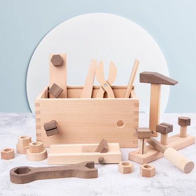 مجموعه ابزار تعمیرات چند منظوره چوبی Montessori برای پسران