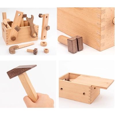 مجموعه ابزار تعمیرات چند منظوره چوبی Montessori برای پسران