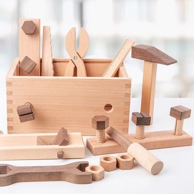 مجموعه ابزار تعمیرات چند منظوره چوبی Montessori برای پسران