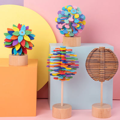 اسباب بازی های فشرده سازی چوبی Marca Dragon Color Montessori