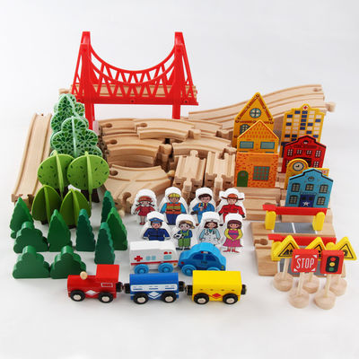 بازی تخته چوبی مینی چوبی 88pcs City Road ساز