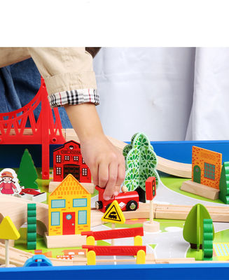 بازی تخته چوبی مینی چوبی 88pcs City Road ساز