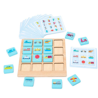 بازی تخته ای پازل چوبی ODM کودکان Montessori