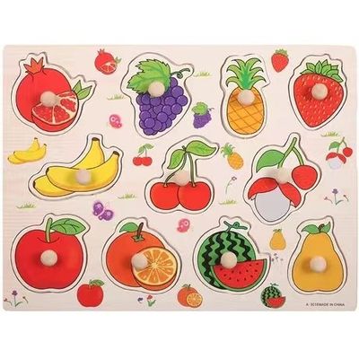 درک دست 3D اره منبت کاری اره مویی چوبی Montessori برای آموزش نوزادان