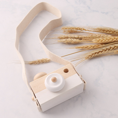 Let'S Make 1Pc Wooden Baby Baby Camera مد آویز چوبی اسباب بازی مونته سوری برای کودکان هدیه پرستاری چوبی هدیه پرستاری